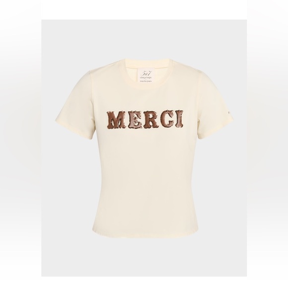 cinq a sept Tops - Cinq a Sept Cream T-Shirt